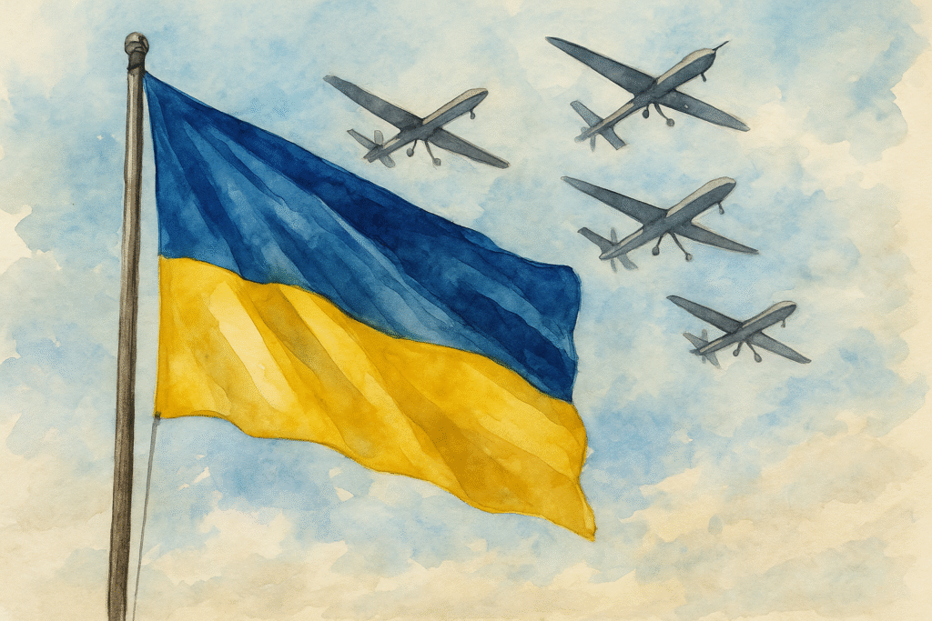 drone and Ukraine Integrates AI